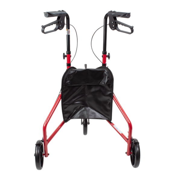 10200_DynaGo_Zoom_aluminiun_rollator_back_view DynaGo Zoom - Aluminum Rollator w/ 3 Wheels