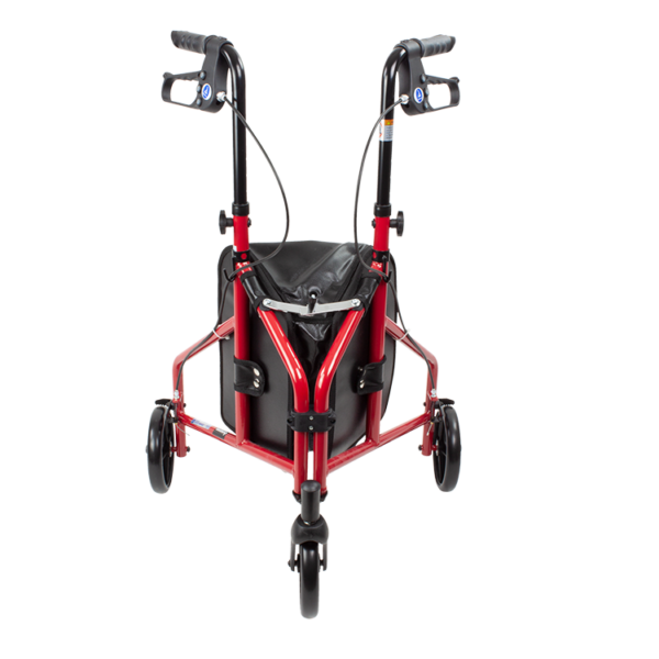 10200_DynaGo_Zoom_aluminiun_rollator_front_view DynaGo Zoom - Aluminum Rollator w/ 3 Wheels