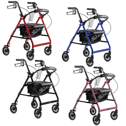 10201-DynaGo_Quad_Rollator_Main DynaGo Quad 6 - Aluminum Rollator