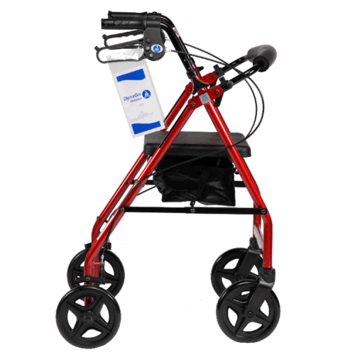 10202@1 DynaGo Quad 8 - Aluminum Rollator w/ 7.5" Wheels
