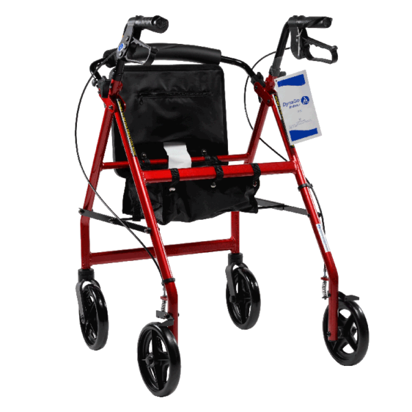 DynaGo Quad 8 - Aluminum Rollator w/ 7.5" Wheels