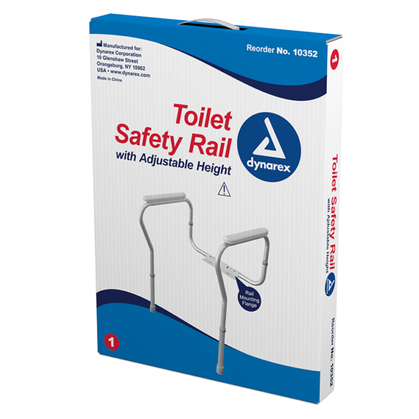 Toilet Safety Rail - Adjustable Height