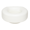 Molded Raised Plastic Toilet Seat