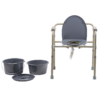 Folding Bedside Commode - Bulk Packed