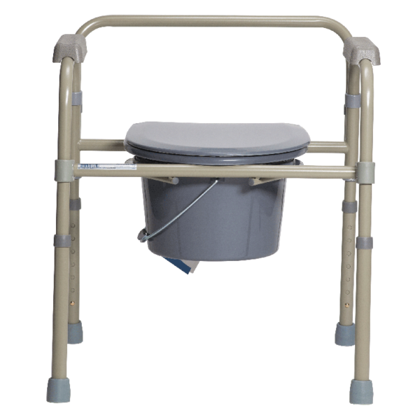 Folding Bedside Commode - Bulk Packed