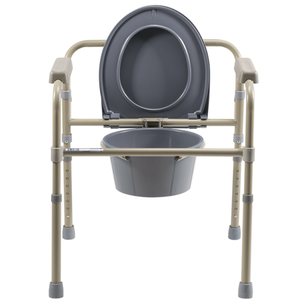 Folding Bedside Commode - Bulk Packed