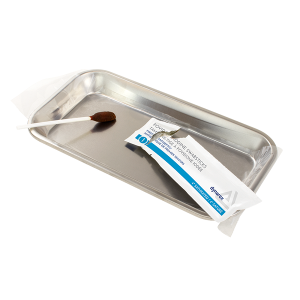 1201_povidone_iodine_swabstickss_on_the_tray_with_barrier_film Povidone Iodine Swabsticks