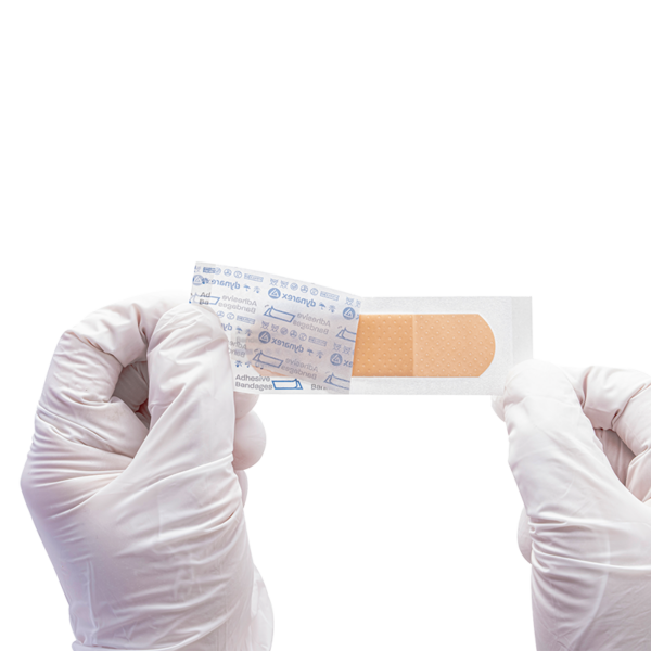 3601_shr-plstc-bndgs_IN_peel_72dpi Sheer Plastic Adhesive Bandages - Sterile