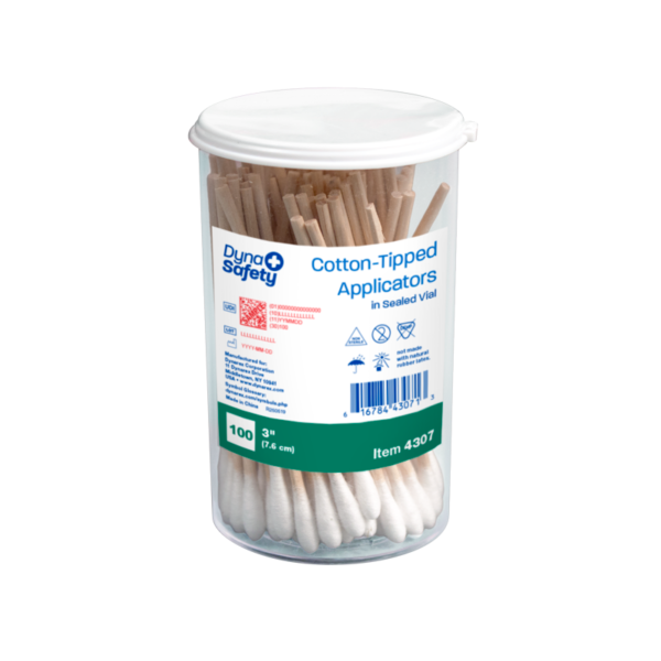 Cotton Tip Applicators in Sealed Vial